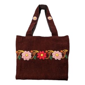 Vintage Floral Embroidered Bag